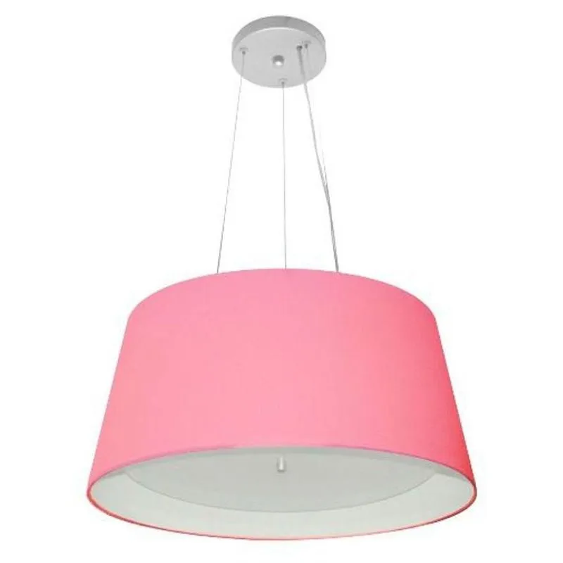Pendente Cone Rosa E Branco Mj-4144