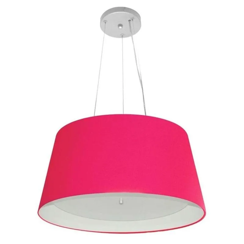 Pendente Cone Pink E Branco Mj-4144