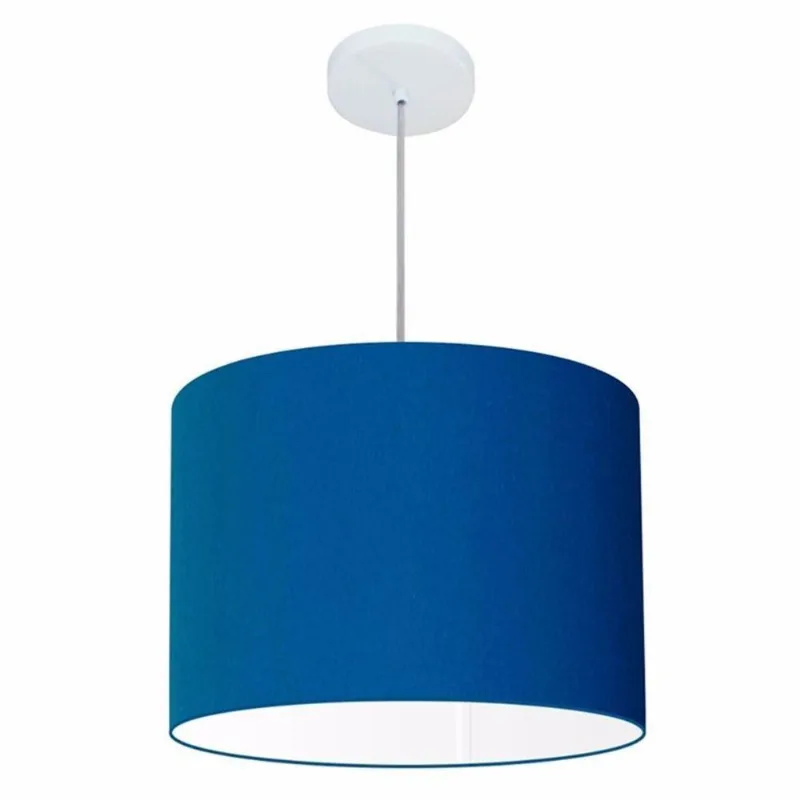 Pendente Cilíndrico Azul Marinho Mj-4146