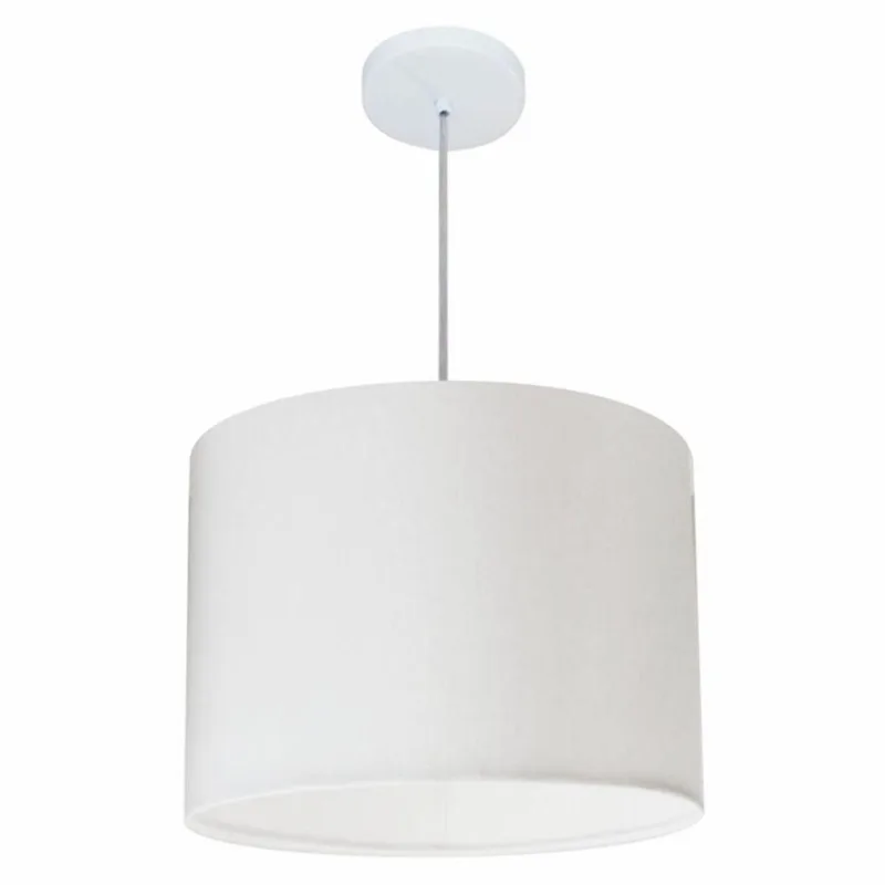 Pendente Cilíndrico Branco Mj-4146