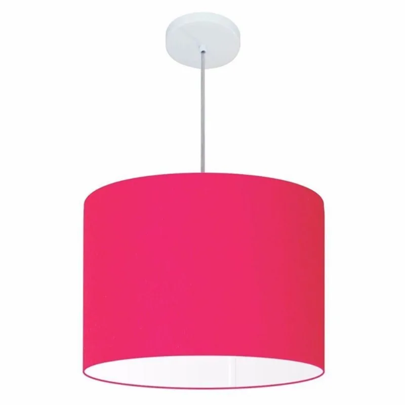 Pendente Cilíndrico Pink Mj-4146