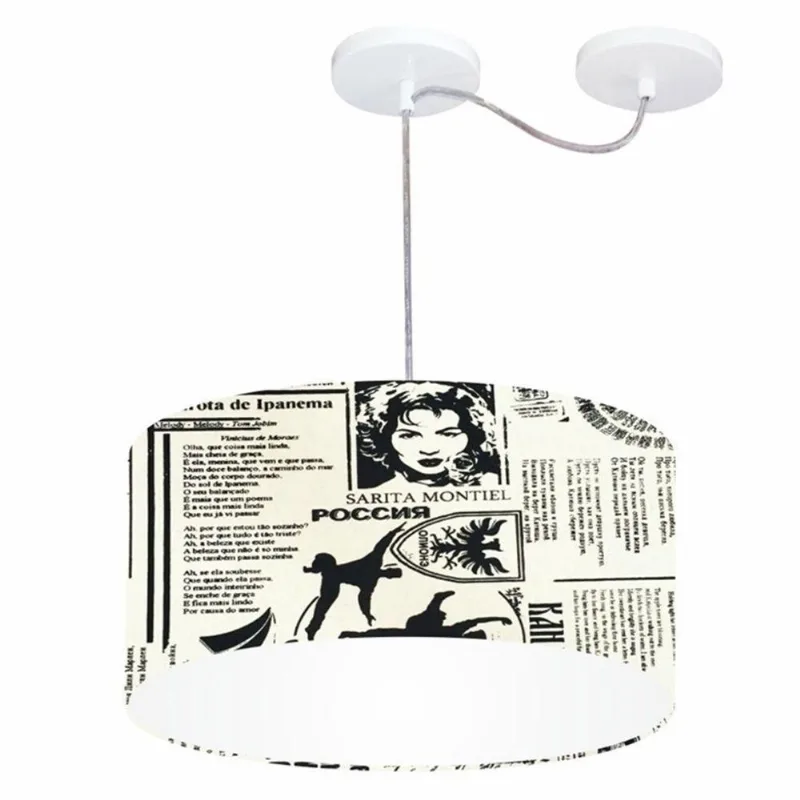 Pendente Cilíndrico Com Desvio Ny-jornal Mj-4151