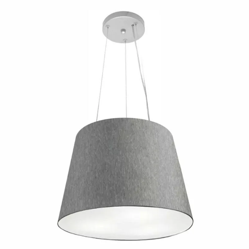Pendente Cone Rustico Cinza Mj-4152