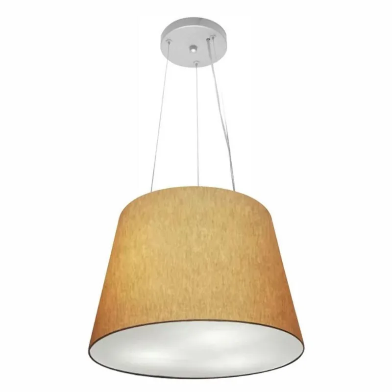 Pendente Cone Palha Mj-4152 Para Mesa De Jantar E Estar
