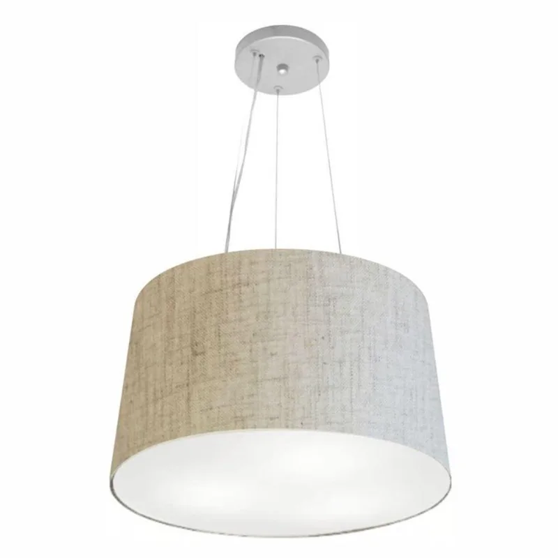Pendente Cone Rustico Bege Mj-4153