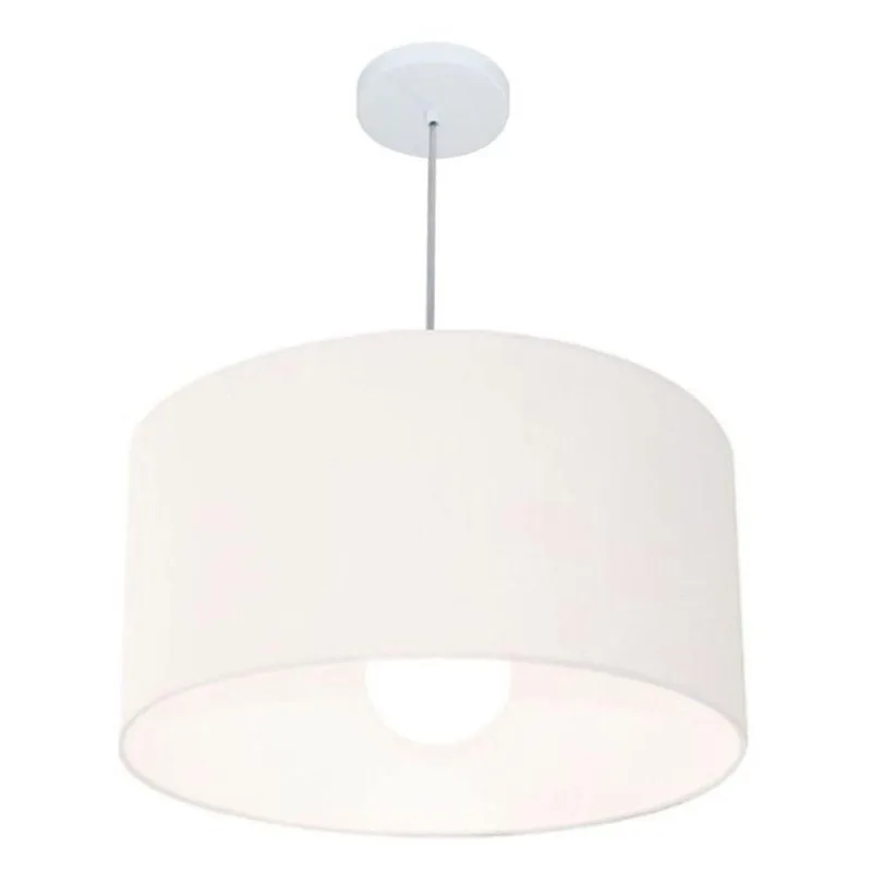 Pendente Cilíndrico Branco Mj-4169