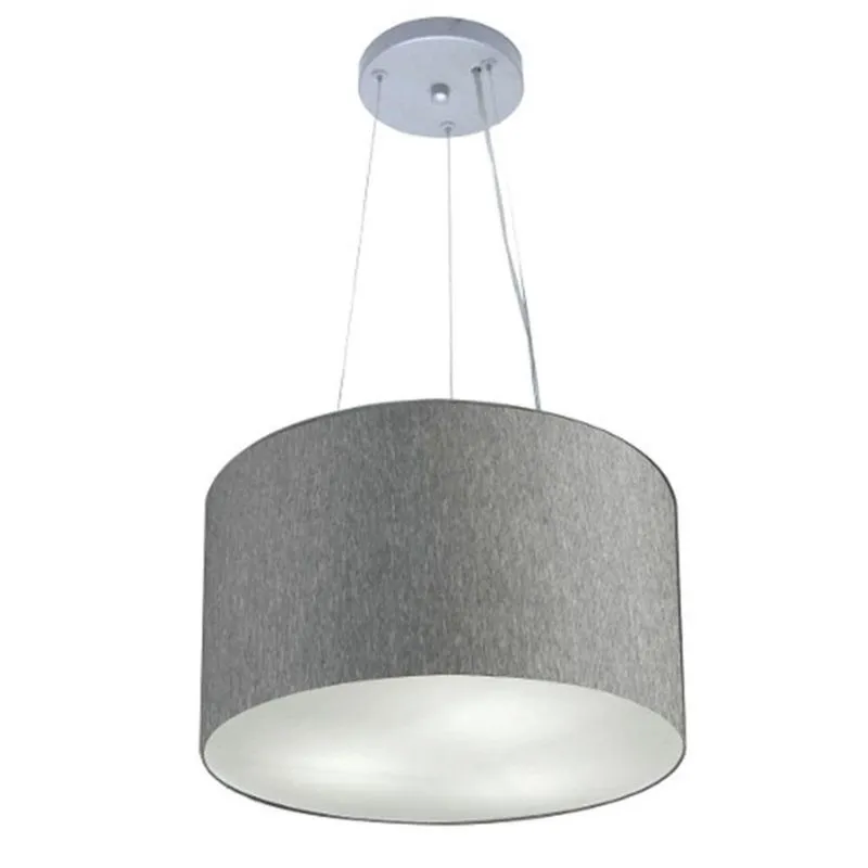 Pendente Cilíndrico Rustico Cinza Mj-4182