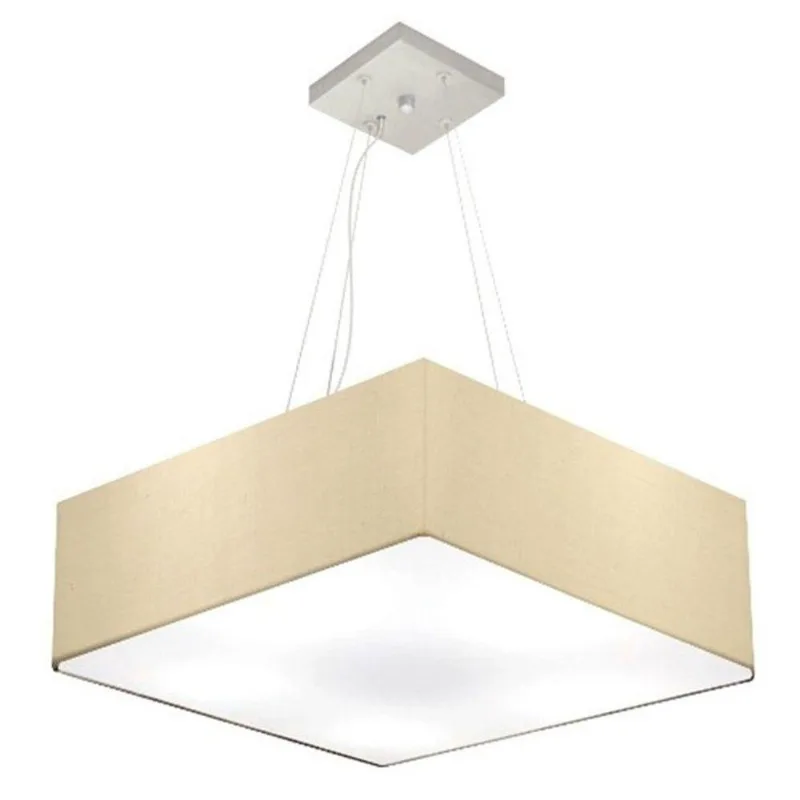 Pendente Quadrado Bege Mj-4198