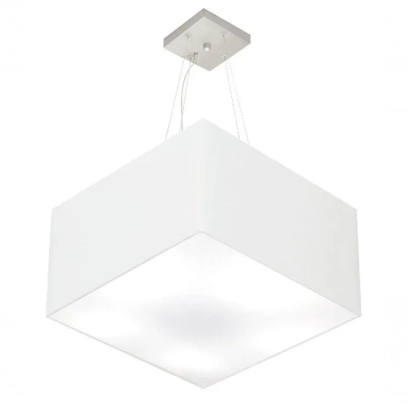Pendente Quadrado Branco Mj-4199 - Vivare Brasil Iluminação