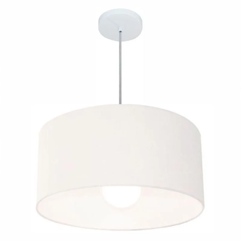 Pendente Cilíndrico Branco Mj-4206