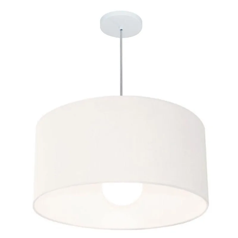 Pendente Cilíndrico Branco Mj-4207