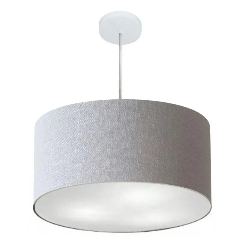 Pendente Cilíndrico Rustico Cinza Mj-4213