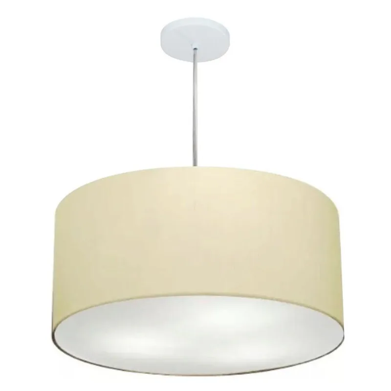 Pendente Cilíndrico Bege Mj-4214