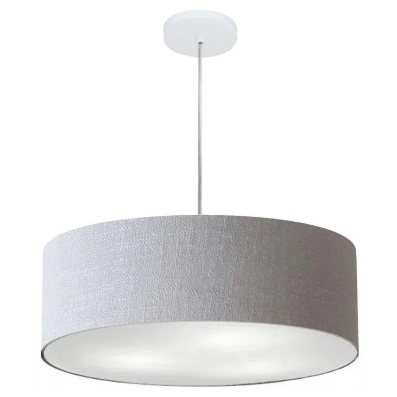 Pendente Cilíndrico Rustico Cinza Mj-4217