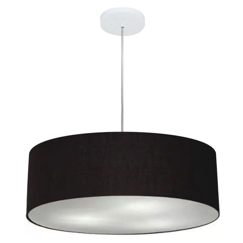 Pendente Cilíndrico Preto Mj-4218