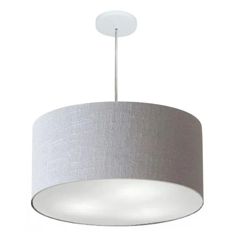 Pendente Cilíndrico Rustico Cinza Mj-4219