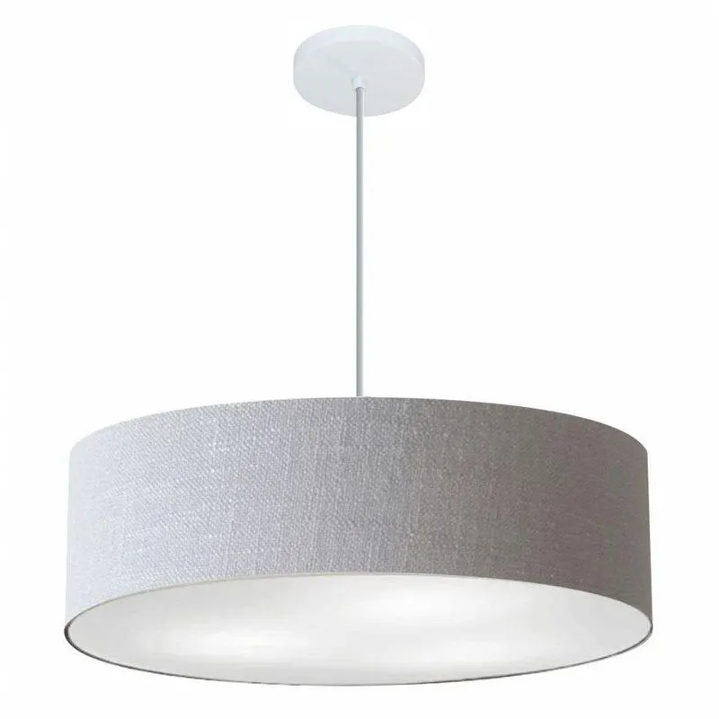 Pendente Cilíndrico Rustico Cinza Mj-4221