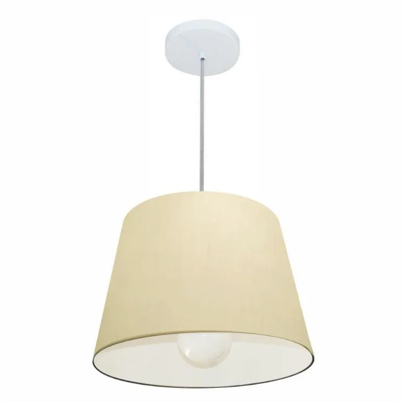 Pendente Cone Bege Mj-4240