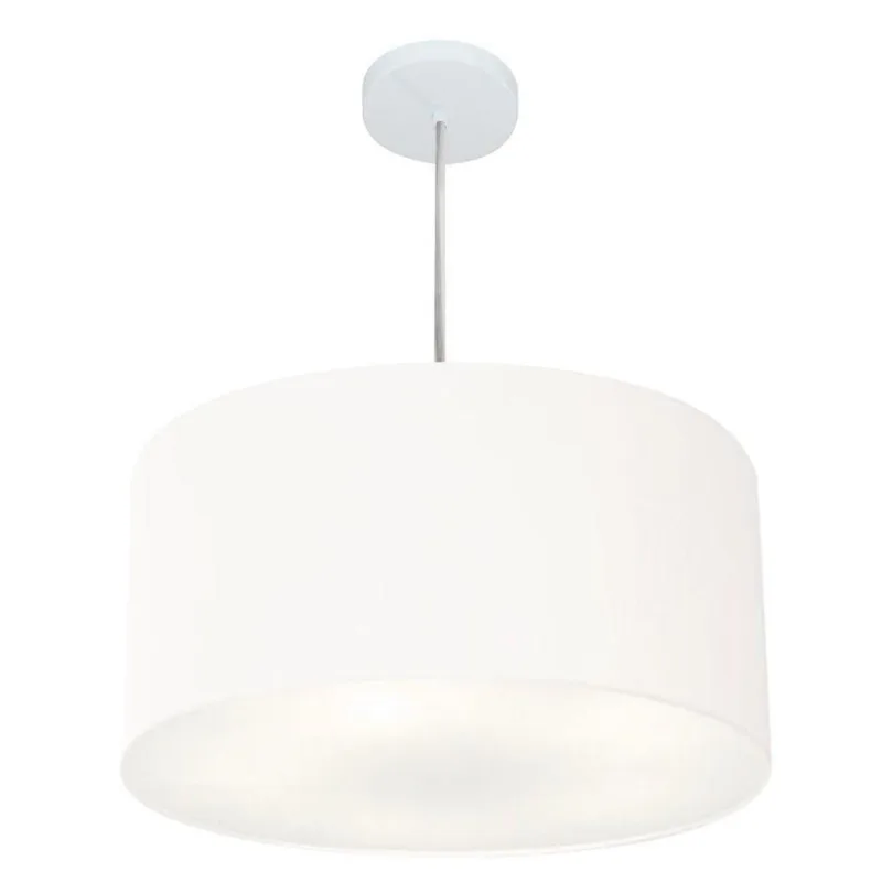 Pendente Cilíndrico Branco Mj-4245 - Vivare Brasil Iluminação