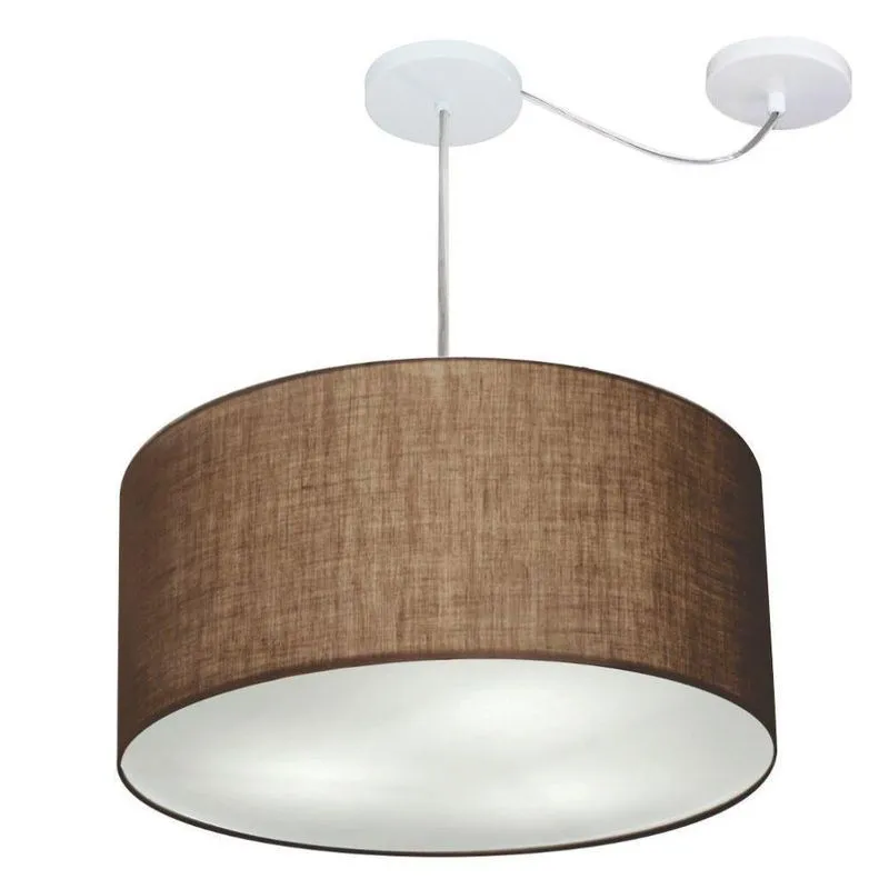 Pendente Cilíndrico Com Desvio Café Mj-4251