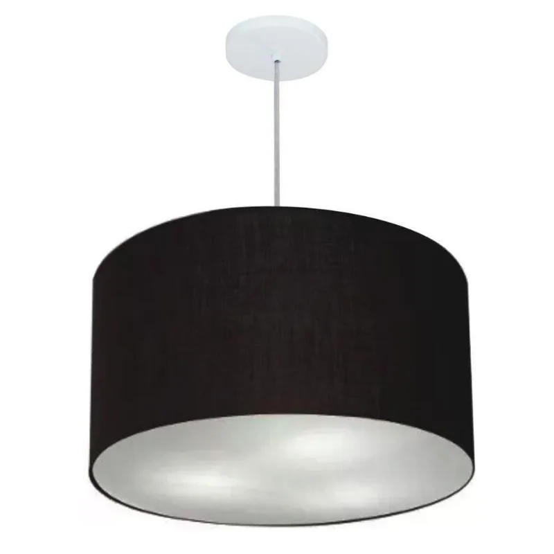 Pendente Cilíndrico Preto Mj-4257