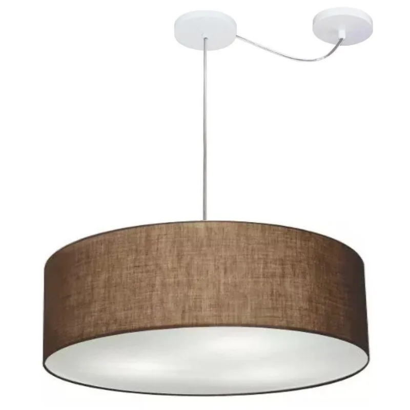 Pendente Cilíndrico Com Desvio Café Mj-4259