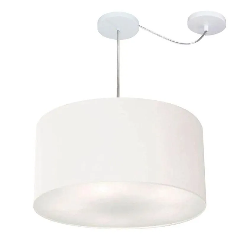 Pendente Cilíndrico Com Desvio Branco Mj-4261