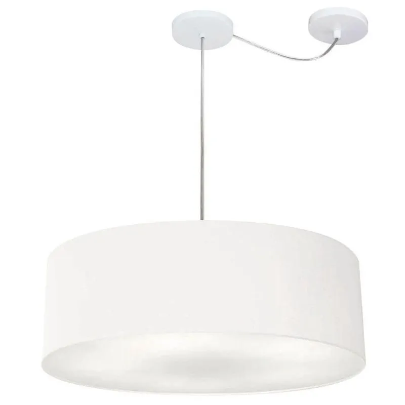 Pendente Cilíndrico Com Desvio Branco Mj-4262