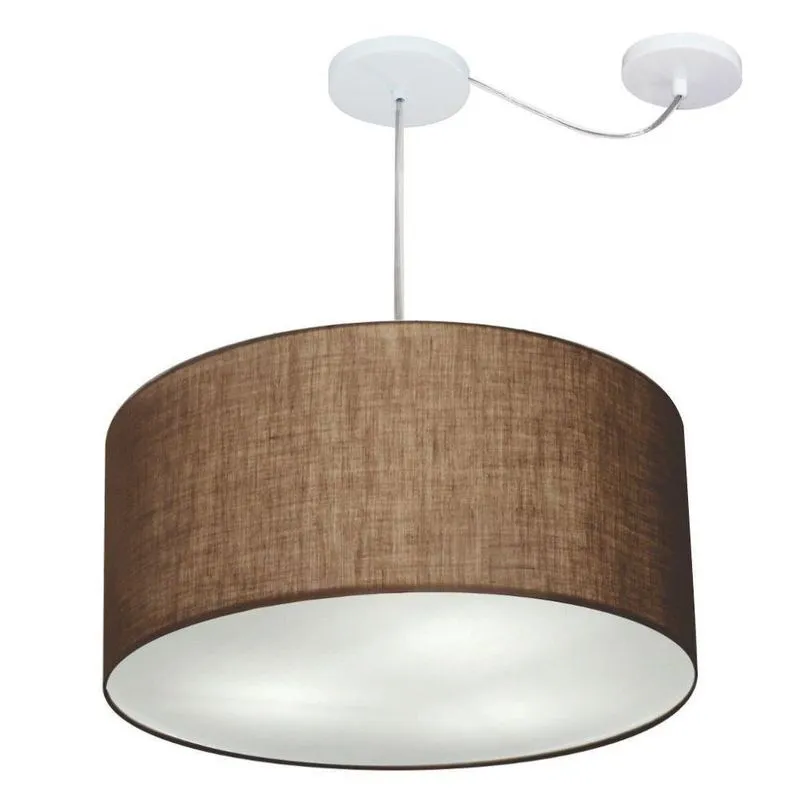 Pendente Cilíndrico Com Desvio Café Mj-4264