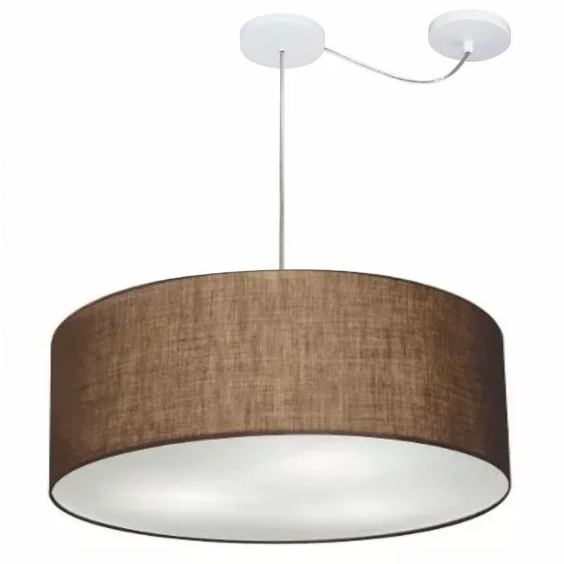 Pendente Cilíndrico Com Desvio Café Mj-4266