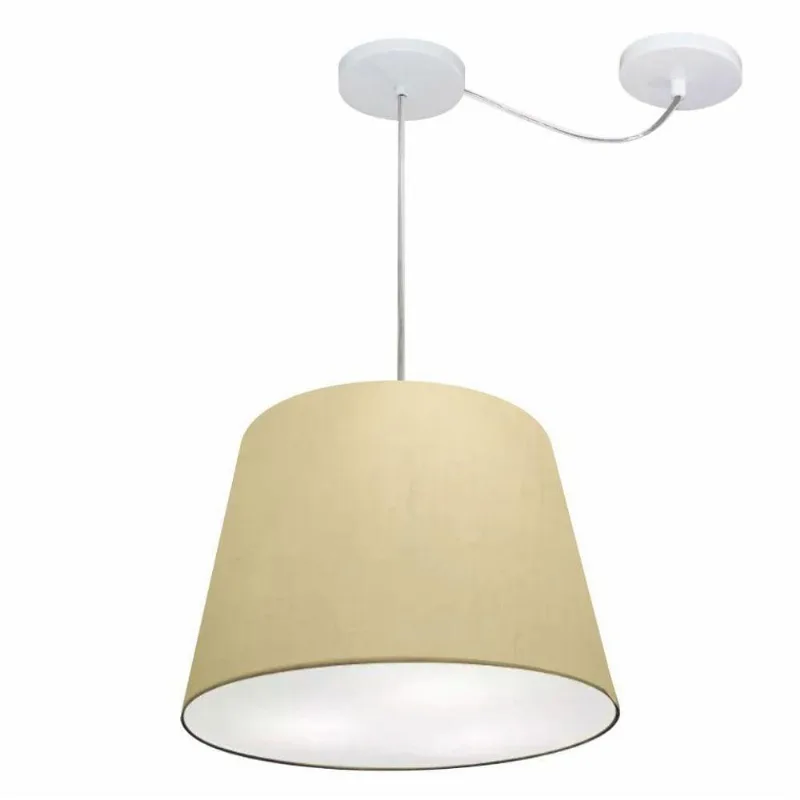 Pendente Cone Com Desvio Bege Mj-4276