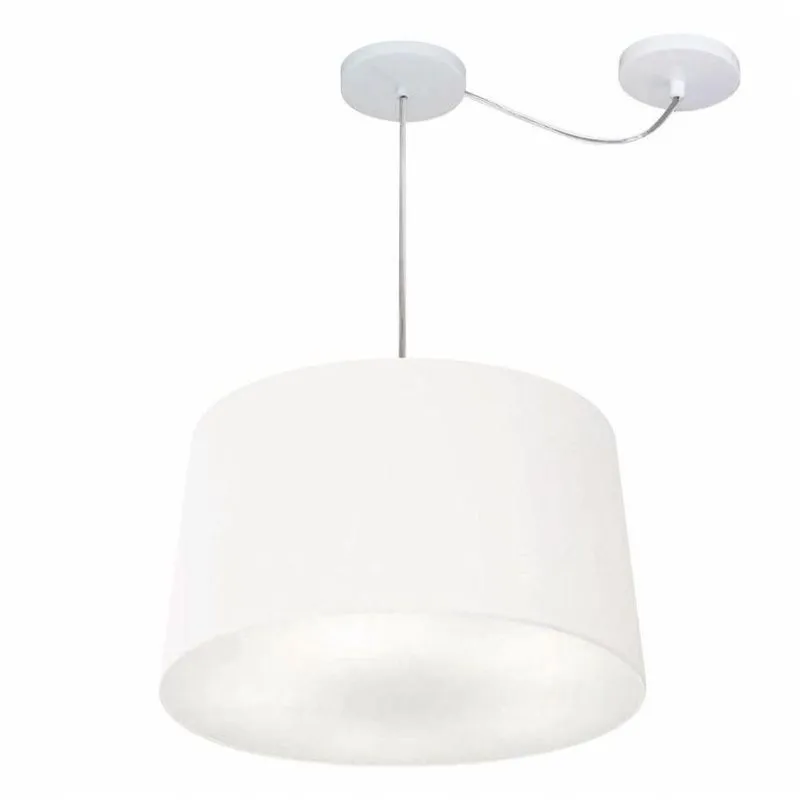 Pendente Cone Com Desvio Branco Mj-4277