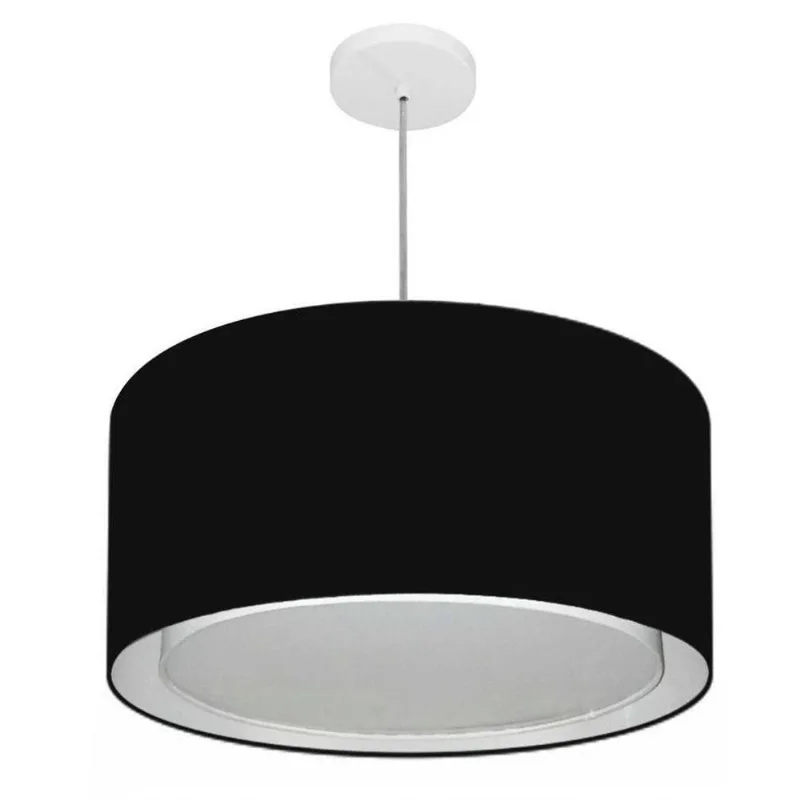 Pendente Cilíndrico Preto Mj-4288