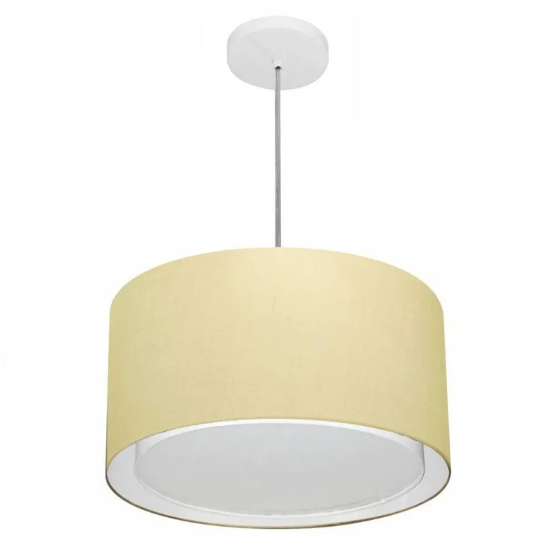 Pendente Cilíndrico Bege Mj-4290