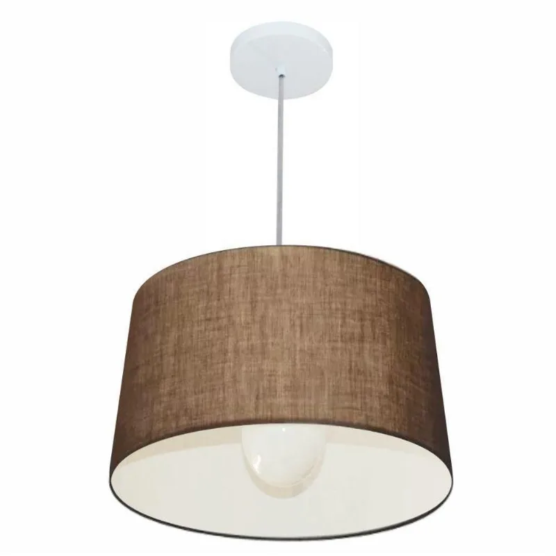Pendente Cone Café Mj-4241 Para Mesa De Jantar E Estar