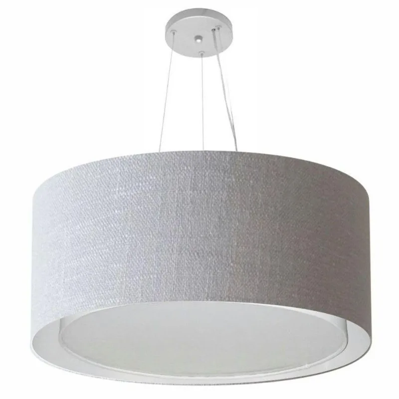 Pendente Cilíndrico Rustico Cinza Mj-4302
