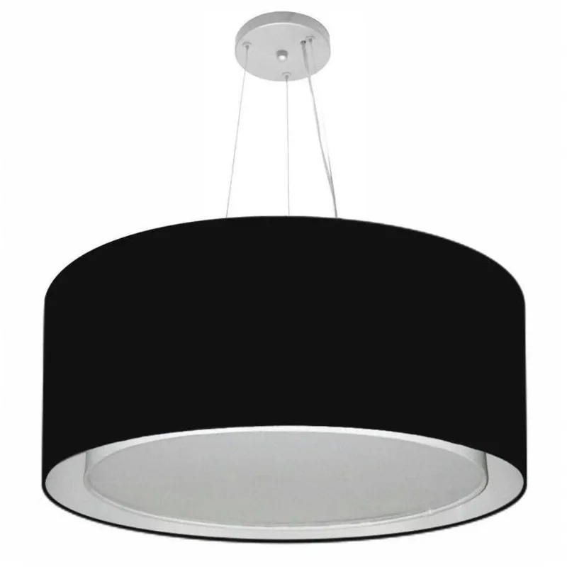 Pendente Cilíndrico Preto Mj-4302