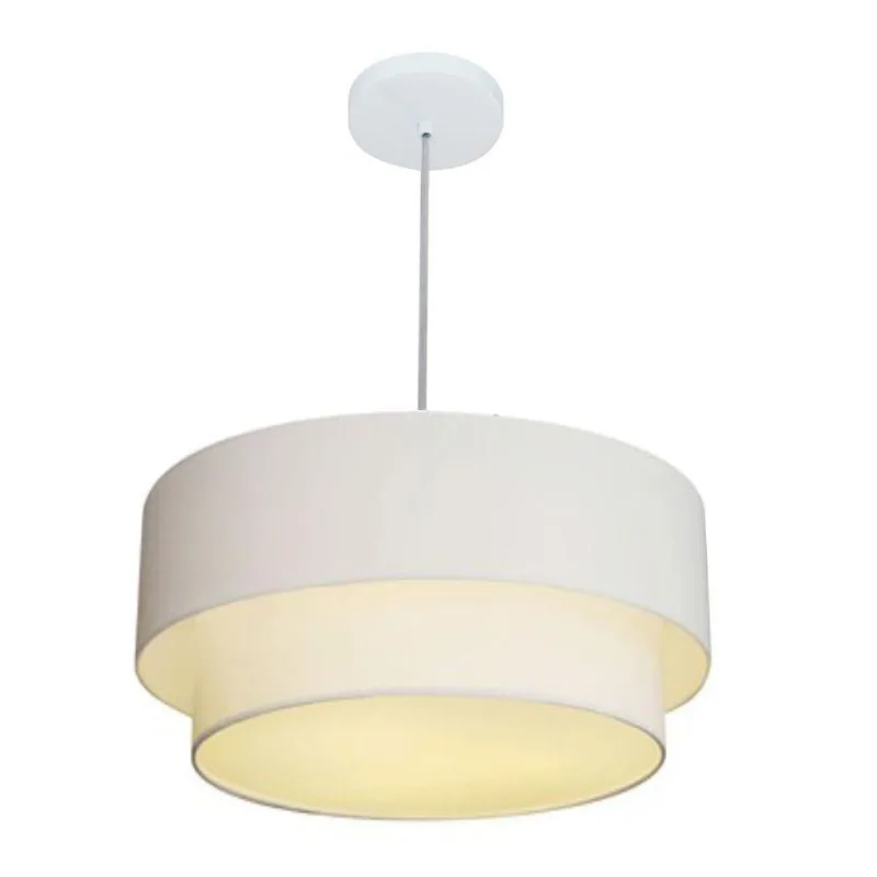 Pendente Cilíndrico Branco Mj-4351