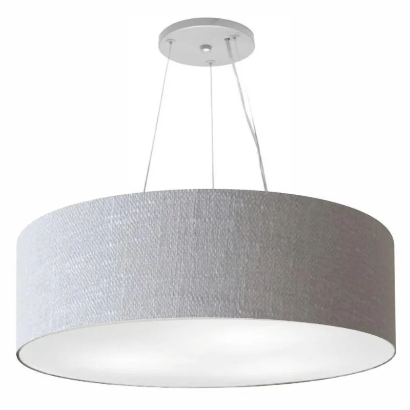 Pendente Cilíndrico Rustico Cinza Mj-4381