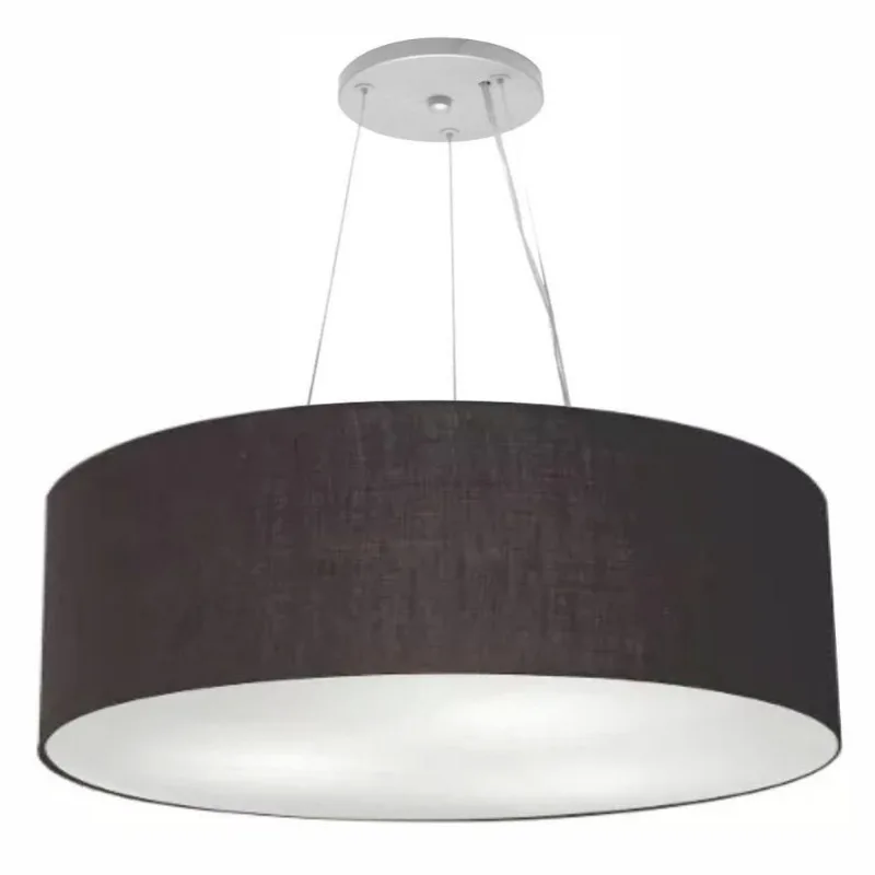 Pendente Cilíndrico Preto Mj-4381