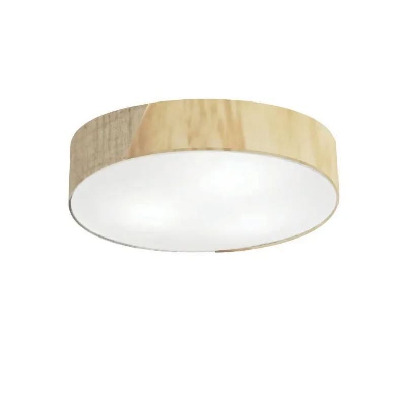 Plafon Luminária De Teto Cor Rustico-bege