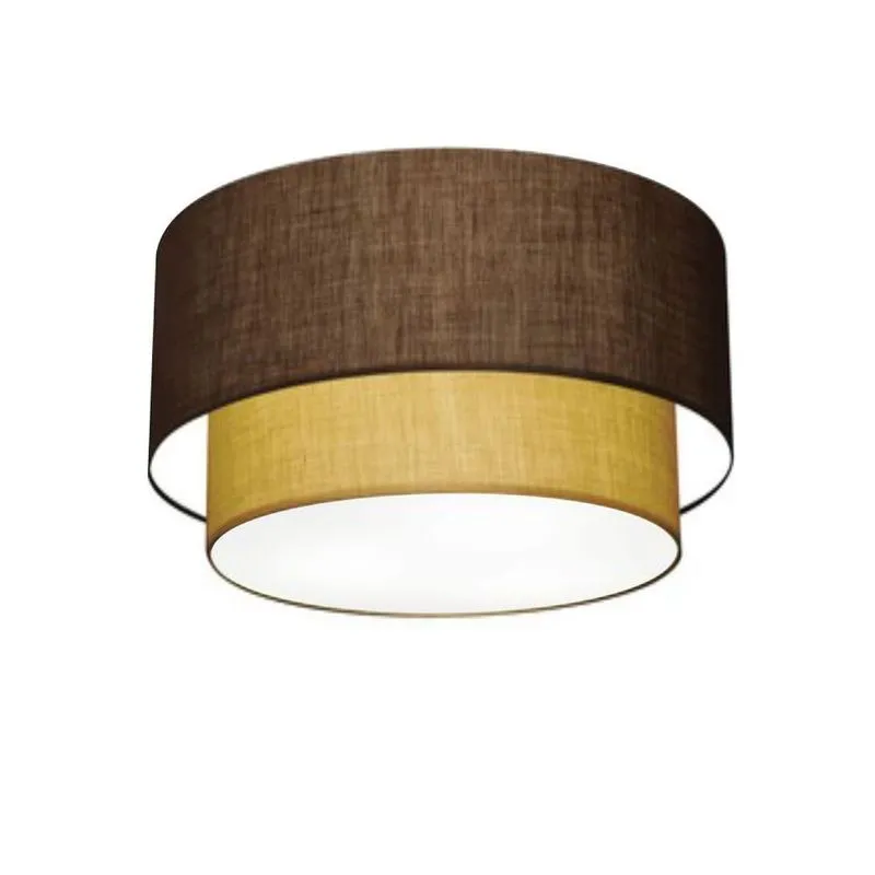 Plafon Para Banheiro Cilíndrico Sb-3045 Cúpula Cor Café Palha
