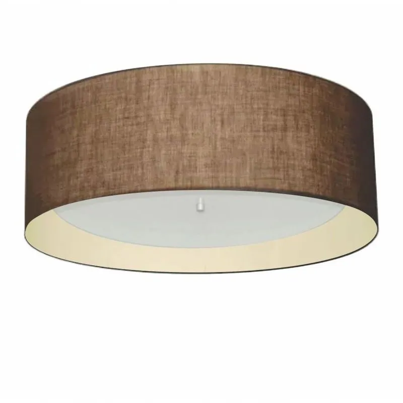 Plafon Para Dormitório Cilíndrico Sd-3008 Cúpula Cor Café Bege