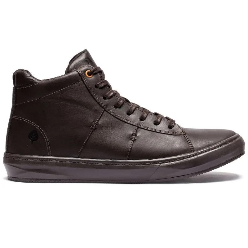 Bota de Couro Nord London New - Masculina Marrom Escuro 44