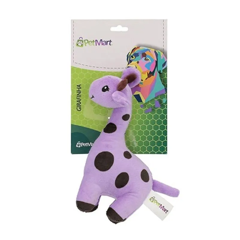 Brinquedo Pet Girafinha De Pelúcia 19cm - Tudo Em Caixa