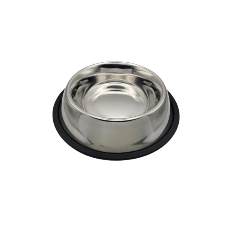 Comedouro Inox Polido Para Cães E Gatos Tamanho De 30cm