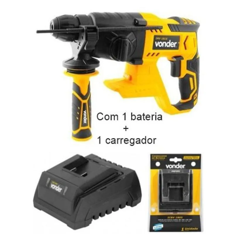 Martelete Perfu/romp Imv1815 1,8j 18v + Bateria 4 Ah Vonder