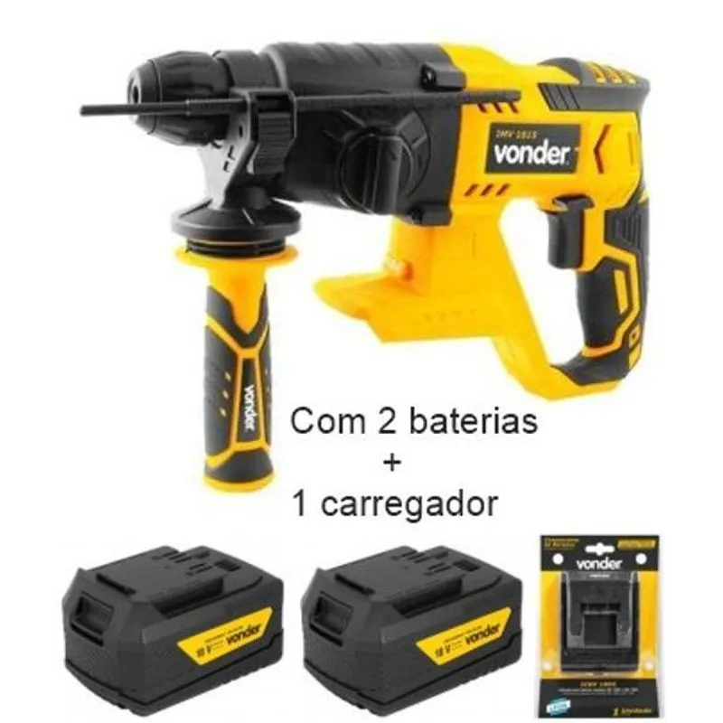 Martelete Perfu/romp Imv1815 1,8j 18v+ 2 Baterias 4ah Vonder