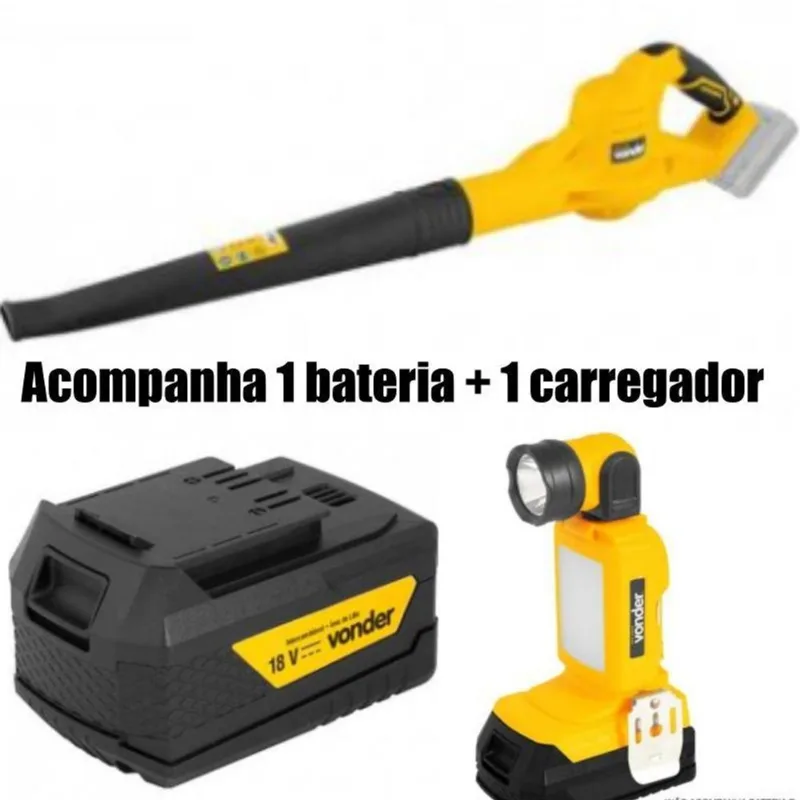 Soprador 18v Isv1834 + Lanterna Led + 1 Bateria 4.0ah Vonder