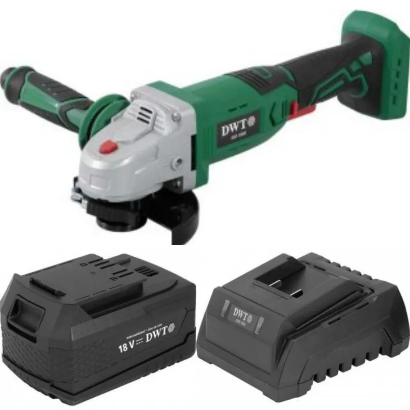 Kit Esmer. Angular Dwt Ied 1808 + Bateria 18v 4ah + Carregador